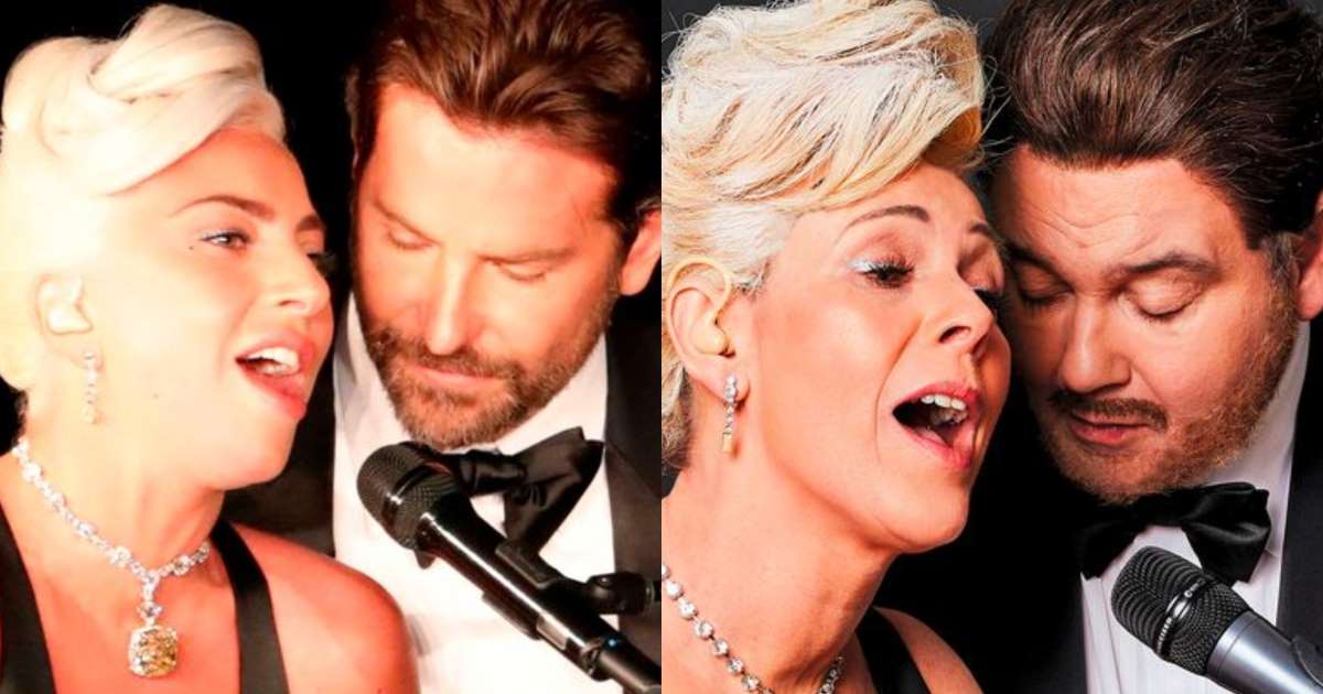 Ruth Langsford and Eamonn Holmes mimic Lady Gaga and Bradley Cooper's iconic Oscars moment - www.msn.com