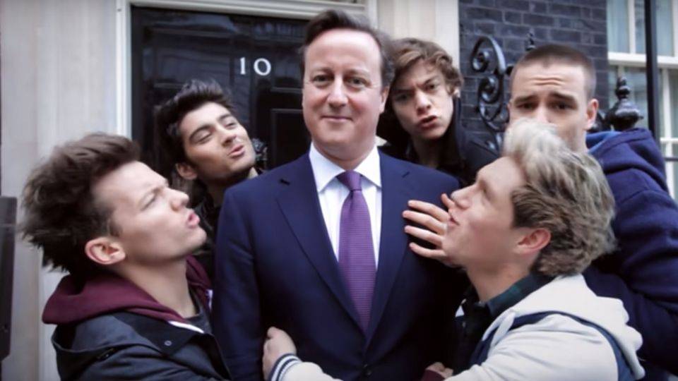 Your Essential Reminder That David Cameron Was In A One Direction Video - graziadaily.co.uk