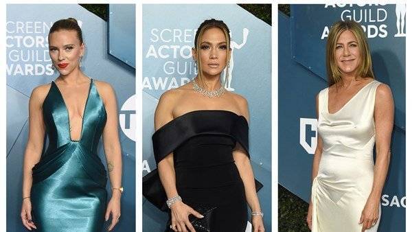 Scarlett Johansson, Jennifer Lopez and Jennifer Aniston lead SAG fashion - www.breakingnews.ie