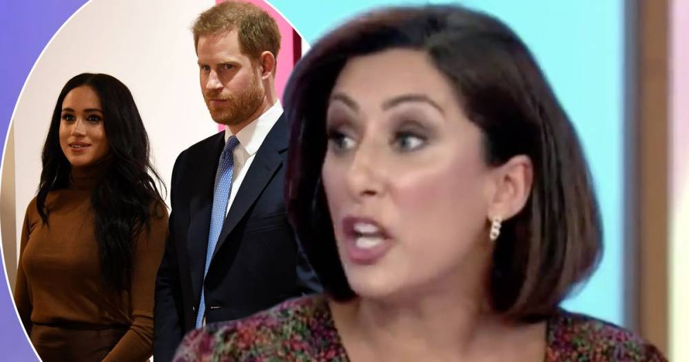 Loose Women’s Saira Khan blasts Prince Harry and Meghan Markle for ‘dividing the nation’ on racism - www.ok.co.uk