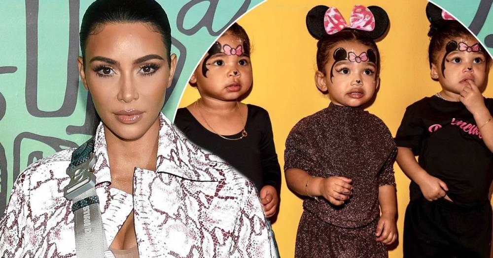 Kim Kardashian melts fans' hearts with 'grown up' photo of Chicago, Stormi and True - www.ok.co.uk - Chicago