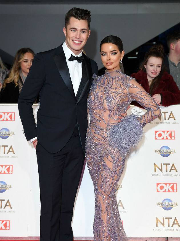 Love Island’s Maura Higgins and Curtis Pritchard row at NTA Awards after hosting backstage interviews - www.celebsnow.co.uk