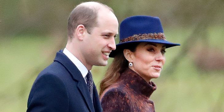 Kate Middleton Matched the Queen in a Purple Coat During Church at Sandringham - www.elle.com - Britain - county Norfolk - parish St. Mary - city Sandringham, county Norfolk