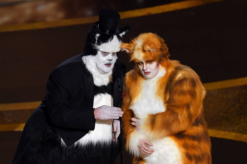 Rebel Wilson and James Corden poke fun at visual effects in ‘Cats’ at Oscars 2020 - nypost.com - Hollywood