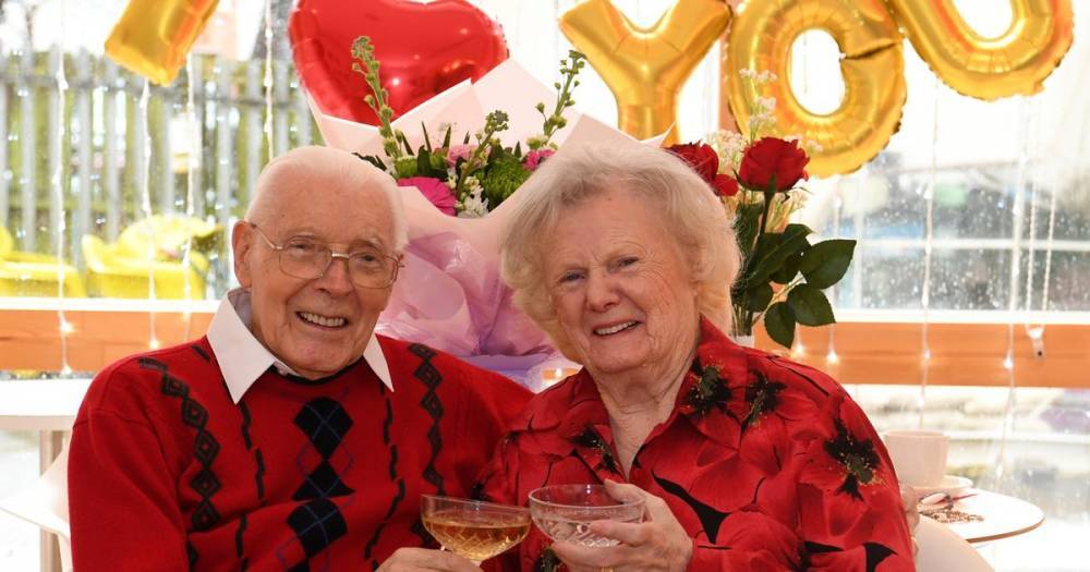 Valentine's Day celebrations for Rutherglen couple celebrating 69 years of marriage - www.dailyrecord.co.uk
