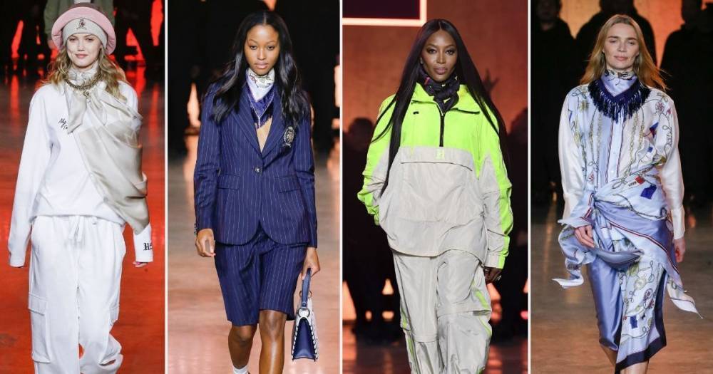Best looks from Tommy Hilfiger SS20 show at London Fashion Week - www.ok.co.uk - county Ashley - county Williams - Victoria