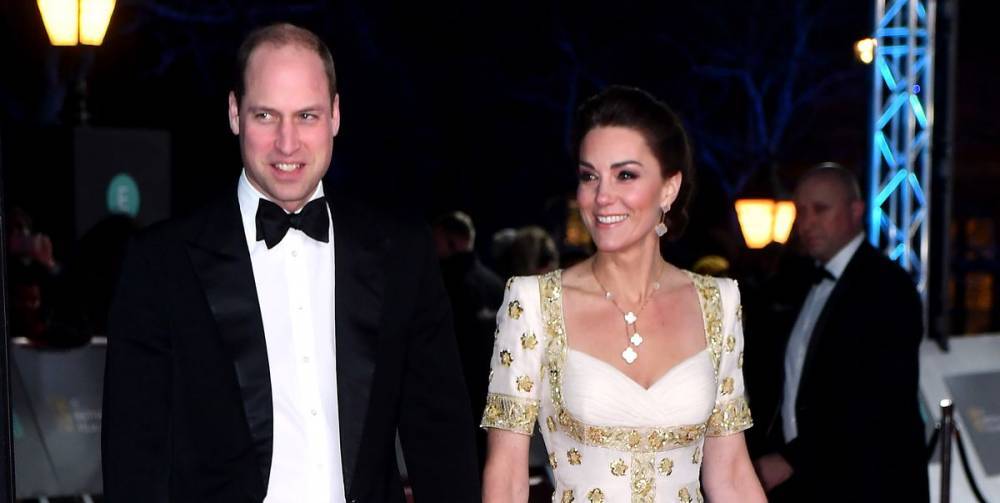Kate Middleton Just Arrived at the BAFTAs in a Stunning Alexander McQueen Gown - www.harpersbazaar.com