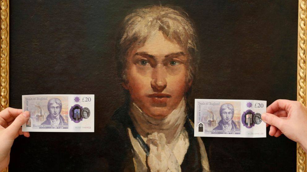 Artist JMW Turner replaces Adam Smith on new UK banknote - abcnews.go.com - Britain