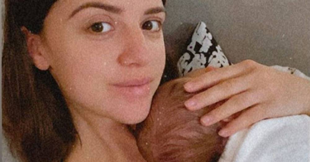 Lucy Mecklenburgh shares adorable new photo of newborn son Roman - www.ok.co.uk
