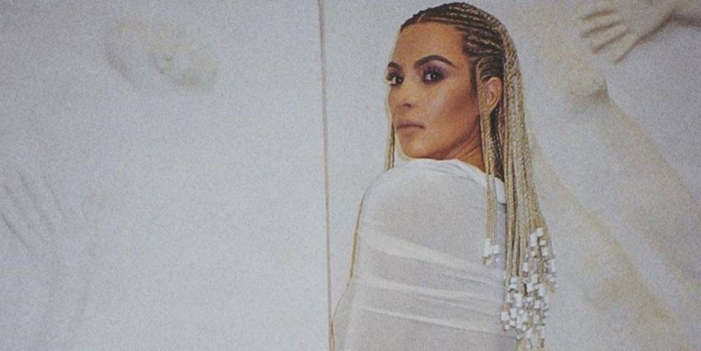 Kim Kardashian's Picture of Her Wearing Fulani Braids and a Dress Without Sleeves Is So Polarizing - www.cosmopolitan.com