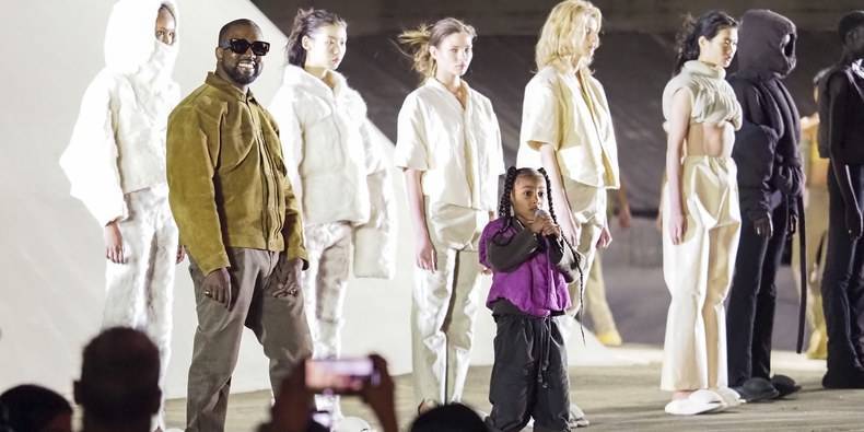Watch Kanye’s Daughter North West Rap at Yeezy Season 8 Fashion Show - pitchfork.com - Paris