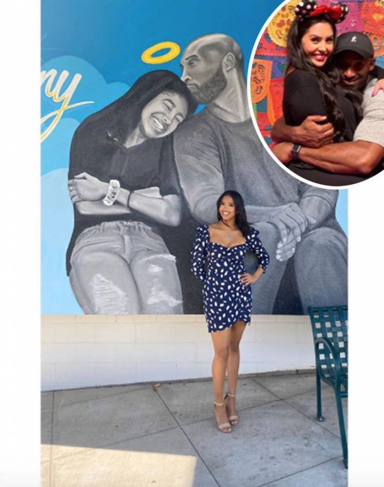 Vanessa Bryant Shares New Pic Of Daughter Natalia Posing In Front Of Kobe & Gigi Mural: ‘My Babies’ - perezhilton.com - Los Angeles