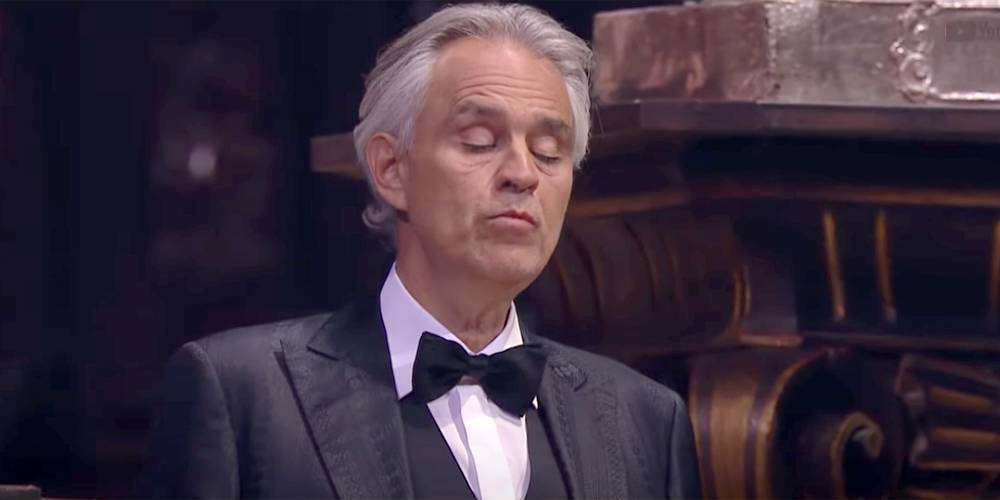 Andrea Bocelli Delivers Moving Easter Sunday Performance From Milan's Duomo - Watch Here! - www.justjared.com - Italy