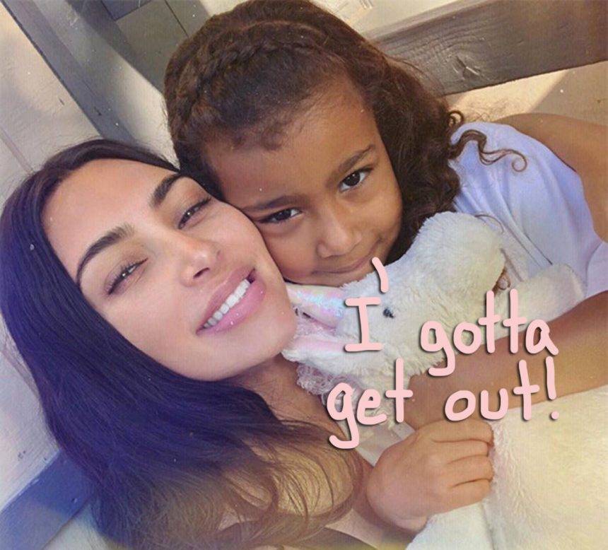North West Hilariously Crashes Kim Kardashian’s Social Distancing PSA: ‘I Want Out!’ - perezhilton.com - California