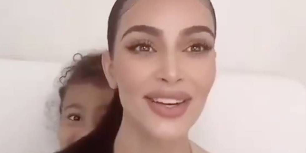 North West Crashed and Roasted Kim Kardashian During Her Stay at Home PSA Video - www.harpersbazaar.com - California