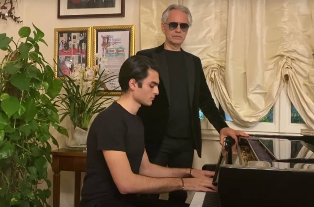 Watch Andrea Bocelli Perform 'Fall On Me' With Son Matteo at Home in Italy - www.billboard.com - Italy