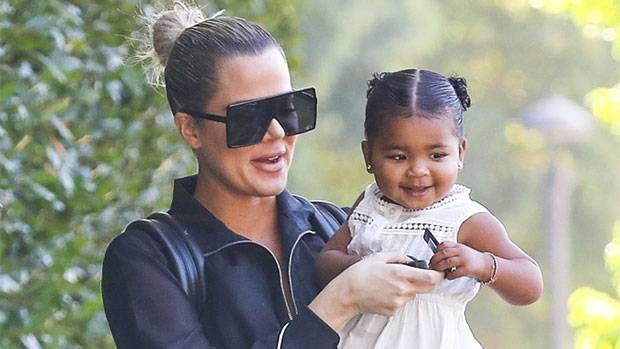 True Thompson, 2, Shows Off Her Counting Skills While On Trampoline With Mom Khloe - hollywoodlife.com