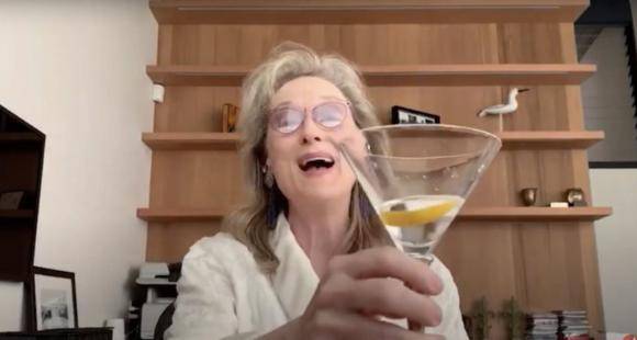 VIDEO: Meryl Streep and her pals reunite on Zoom call amidst lockdown and raise a martini to their friendship - www.pinkvilla.com