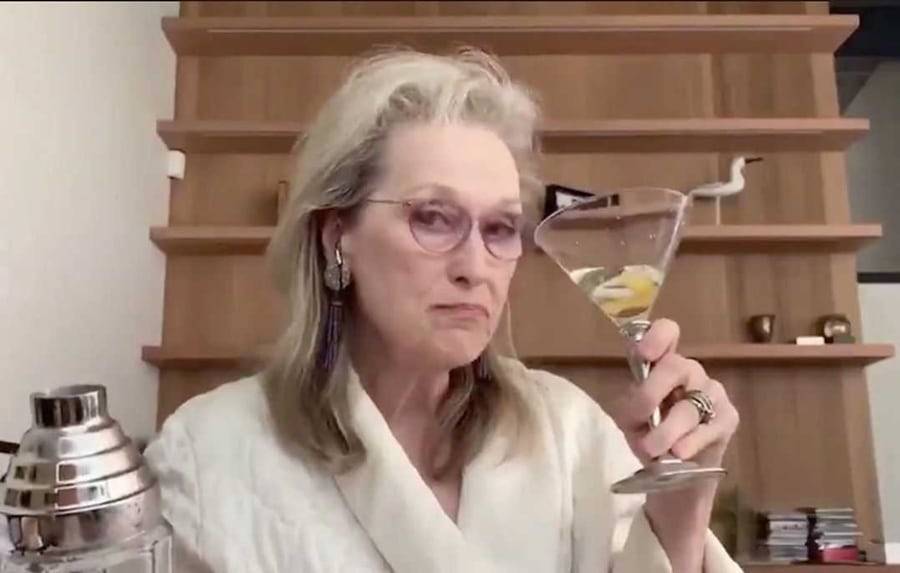 WATCH: Meryl Streep’s boozy Zoom call with pals leads to epic sing-song - evoke.ie