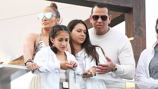 Jennifer Lopez Alex Rodriguez Bond With Their Kids Playing Volleyball While Isolating: Watch - hollywoodlife.com - Miami