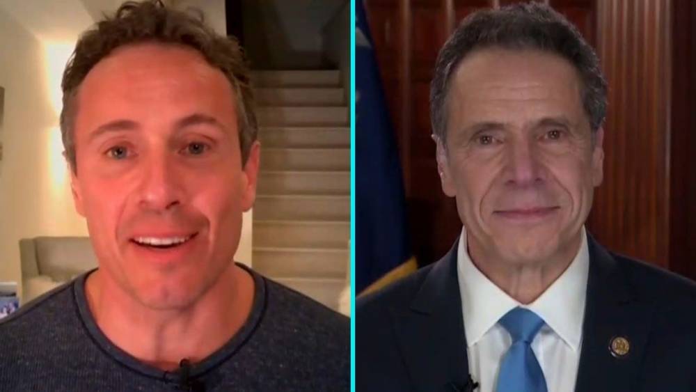 Chris and Andrew Cuomo Name Their Mother as Motivation to Stay Home Amid Coronavirus Pandemic - www.etonline.com - New York - county Andrew