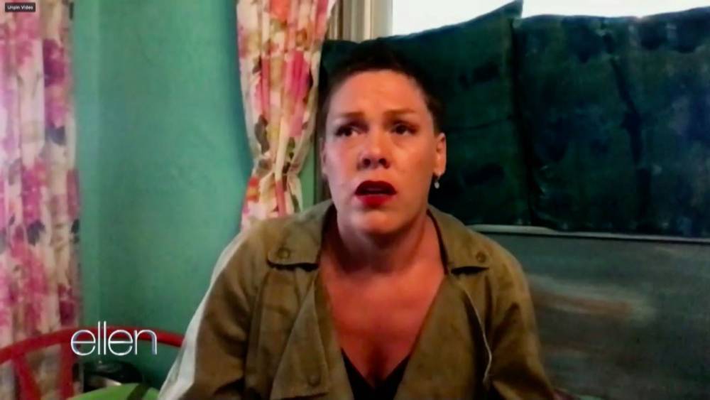 Pink Chokes Back Tears Talking About 'Terrifying' Coronavirus Experience With 3-Year-Old Son Jameson - www.etonline.com