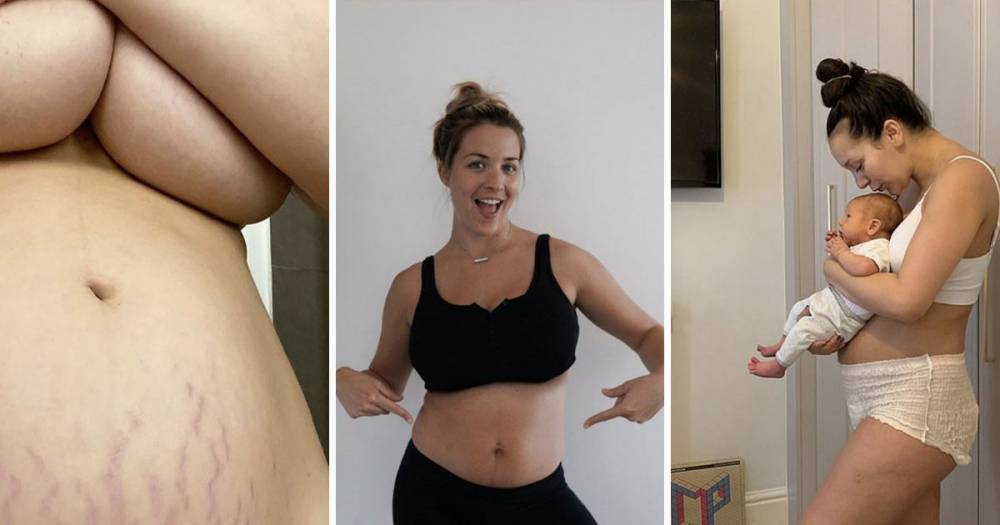 Celebrities who’ve posted incredibly candid photos of their baby bodies before and after birth - www.ok.co.uk