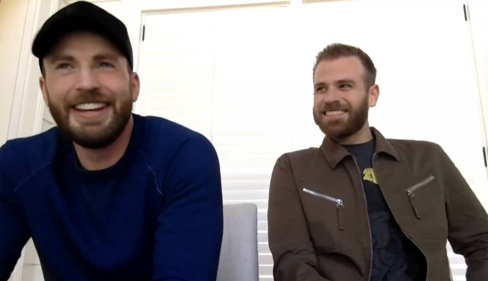 Chris Evans & Brother Scott Do the Siblings Version of the Couples Challenge (Video) - www.justjared.com
