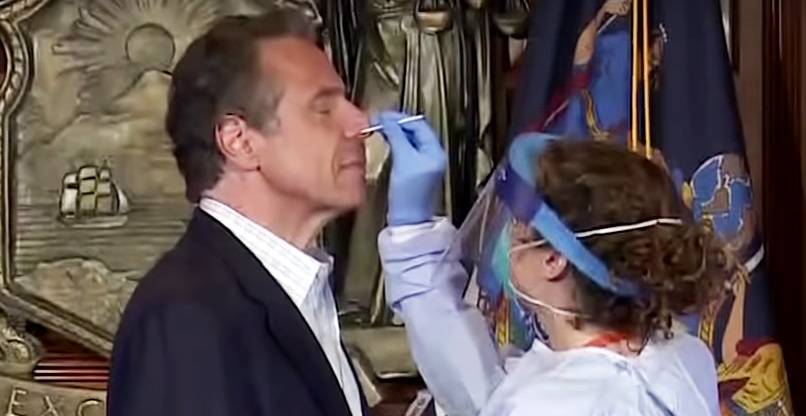 Governor Andrew Cuomo Takes Coronavirus Test Live on TV, Reveals Results - www.justjared.com - New York