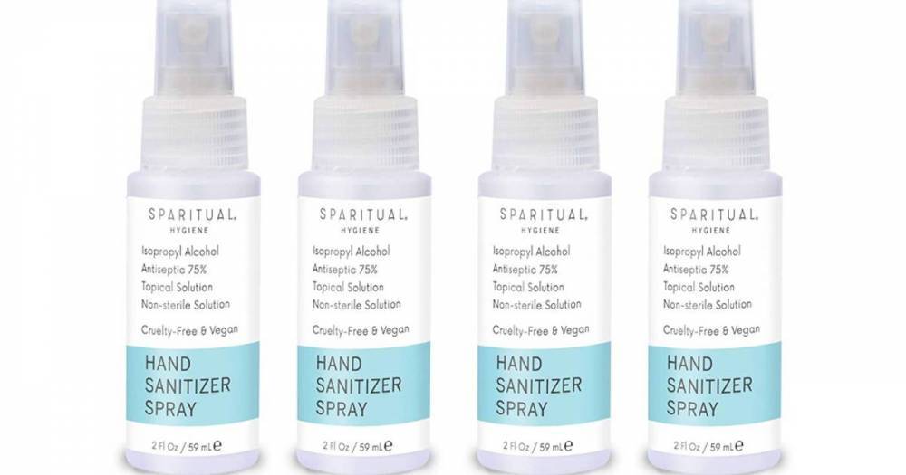 This Vegan Hand Sanitizer Spray Has 75% Alcohol and Comes in a 4-Pack - www.usmagazine.com - county Hand - city Sanitizer, county Hand