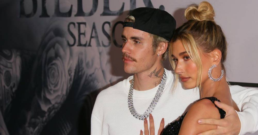 Hailey Bieber admits she squeezes husband Justin's pimples – as couple share joint skincare regime - www.ok.co.uk