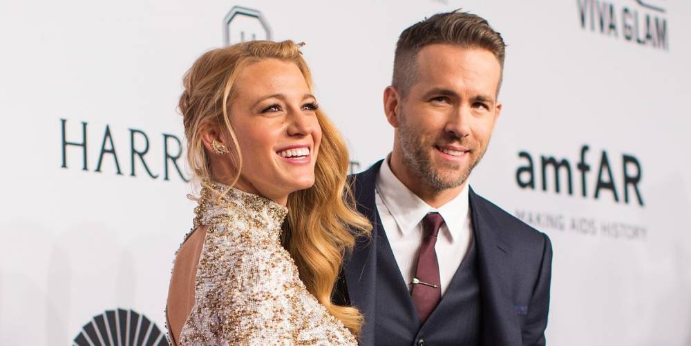 Blake Lively Trolls Ryan Reynolds Over a Photoshopped Picture of Him In American Flag Underwear - www.marieclaire.com - USA