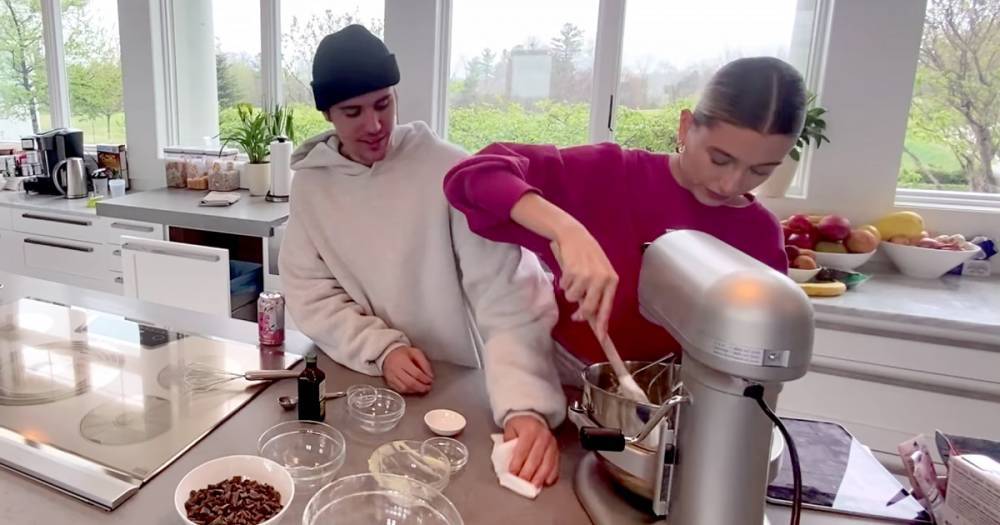Hailey Baldwin, Justin Bieber Make Chocolate Chip Cookies Together and Share Their Baking Secret - www.usmagazine.com