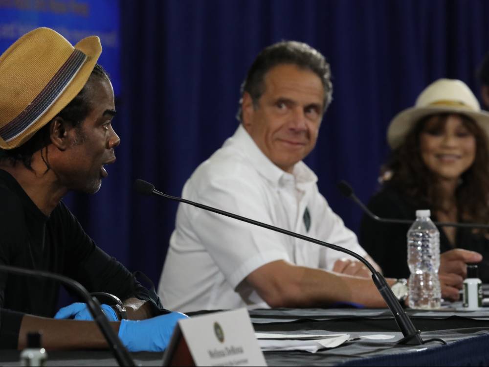 Chris Rock, Rosie Perez appear with New York Gov. Cuomo, urge mask wearing - canoe.com - New York - New York - county Andrew
