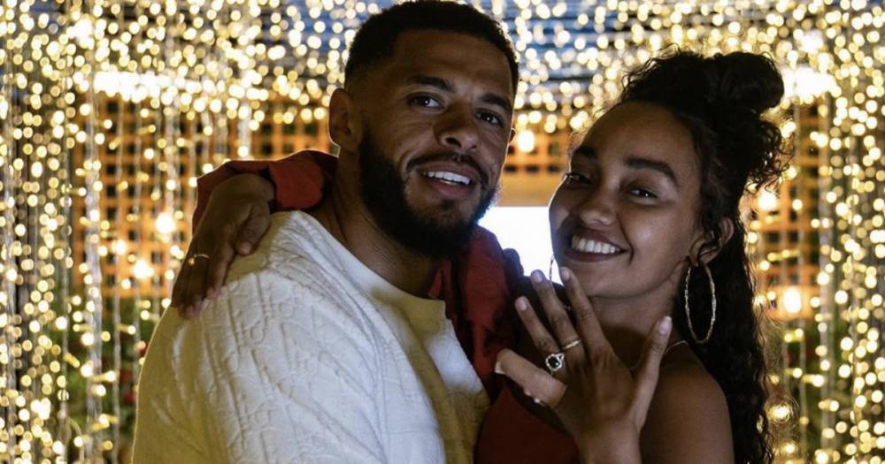 Little Mix star Leigh-Anne Pinnock gets engaged to footballer Andre Gray on their fourth anniversary - www.ok.co.uk