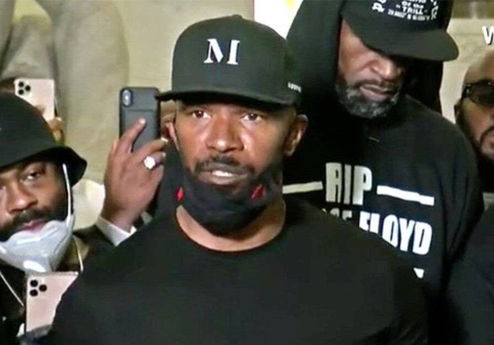 Jamie Foxx Speaks At Rally In Minneapolis For George Floyd – ‘We’re Not Afraid Of The Moment’ - celebrityinsider.org - county Hall - Floyd