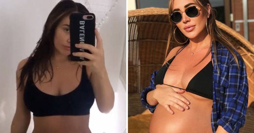 Lauryn Goodman shows off impossibly flat tummy one week after giving birth – amid feud with Kyle Walker's ex - www.ok.co.uk