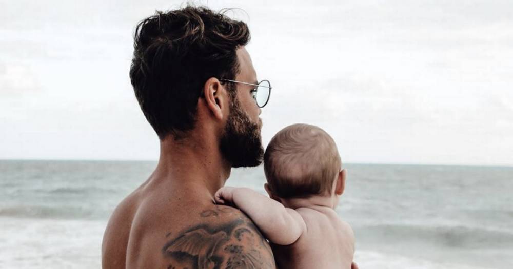 Love Island's Dom Lever shares adorable rare photos of baby son as he isolates with wife Jess Shears - www.ok.co.uk