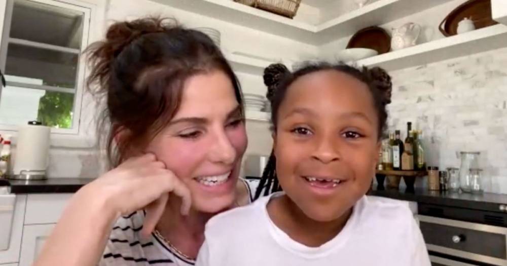 Sandra Bullock Calls Daughter Laila a ‘Superhero’ Who’s ‘Going to Save the World’ After Thanking COVID-19 Nurse - www.usmagazine.com - Los Angeles - county Bullock