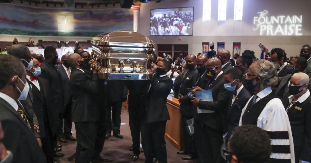 George Floyd funeral sees packed church hear tributes paid to 'gentle giant' - www.dailyrecord.co.uk - USA - Houston - Minneapolis