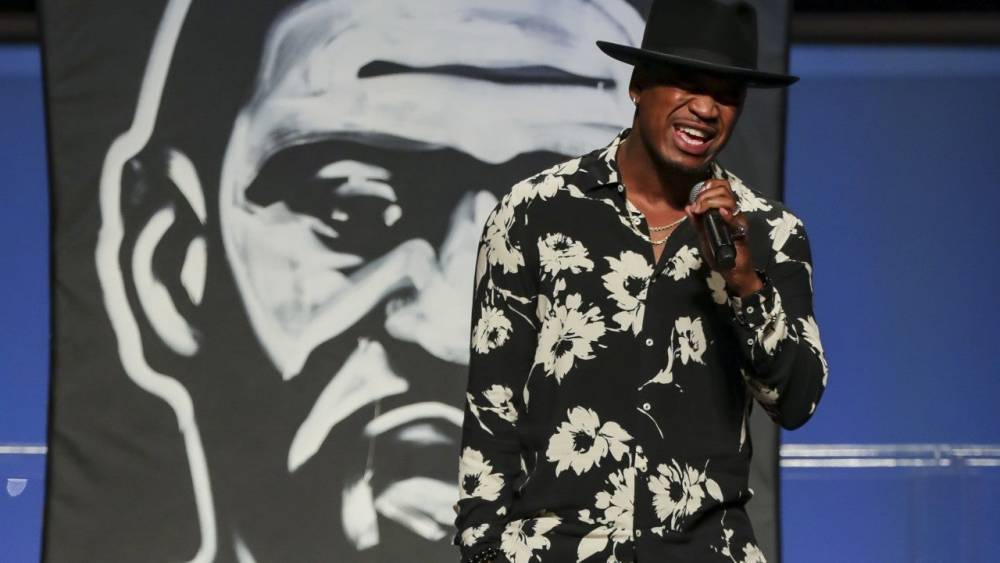 Ne-Yo Breaks Down While Performing 'It's So Hard to Say Goodbye' at George Floyd's Memorial Service - www.etonline.com - Minneapolis