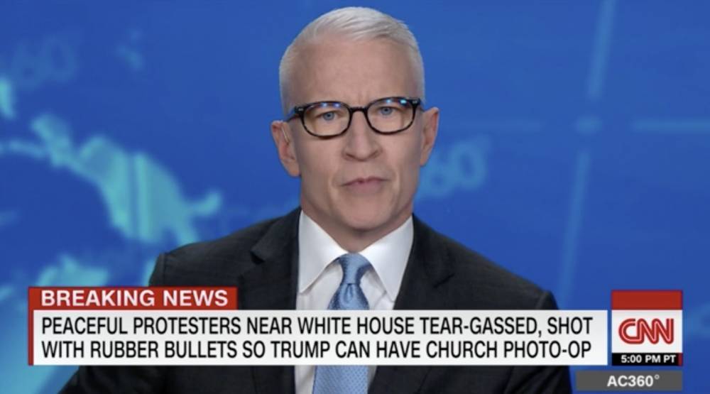 Anderson Cooper Tears Into Donald Trump’s “Law And Order” Approach To Protesters: “He Calls Them Thugs. Who Is The Thug Here?” - deadline.com - county Johnson - county Anderson - county Cooper