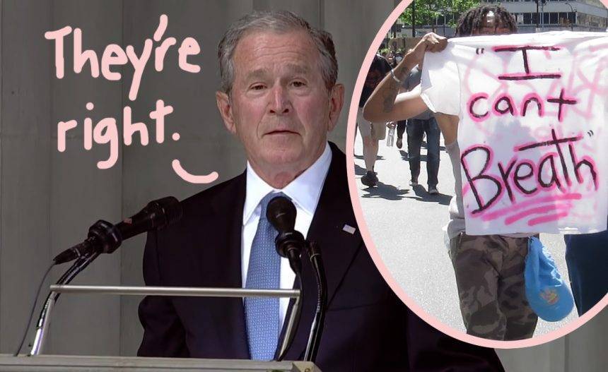 George W. Bush Releases Shockingly Progressive Statement Supporting Black Lives Matter! - perezhilton.com