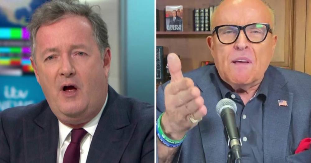 Piers Morgan and Rudy Giuliani in heated personal clash as Susanna Reid forced to cut interview short - www.manchestereveningnews.co.uk - Britain - USA - Florida
