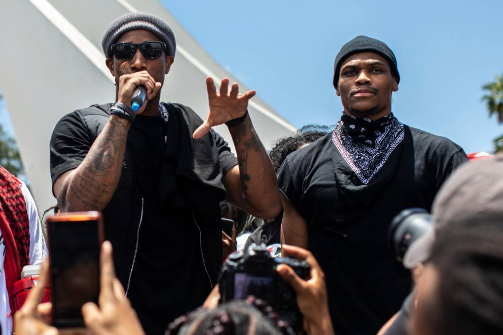 Kendrick Lamar, Russell Westbrook, DeMar DeRozan & More Join Compton Peace Walk: ‘In Times Like These, We Need To Stick Together’ - etcanada.com - Los Angeles - county Hall - county Lamar - county Russell - city Compton - city Lamar