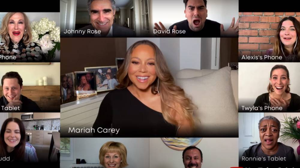 Mariah Carey surprises 'Schitt's Creek' cast during YouTube graduation special - www.foxnews.com - county Levy