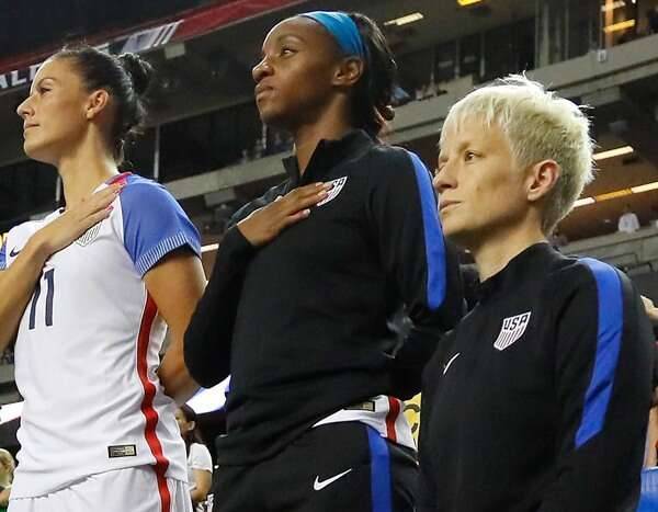U.S. Women's Soccer Team Calls for Repeal of National Anthem Protest Policy - www.eonline.com