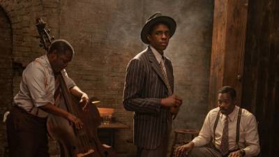 See the First Look at Chadwick Boseman's Final Film Role in 'Ma Rainey's Black Bottom' - www.etonline.com - county Davis