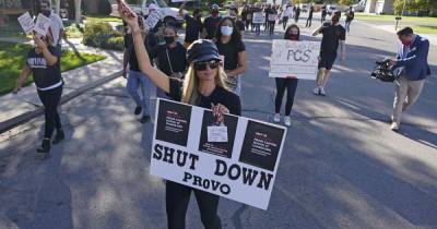 Paris Hilton leads protest calling for closure of Utah school - www.msn.com - Utah - county Canyon - city Provo, county Canyon