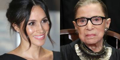 Meghan Markle Honors Ruth Bader Ginsburg with Her Outfit During Podcast Appearance - www.harpersbazaar.com - California